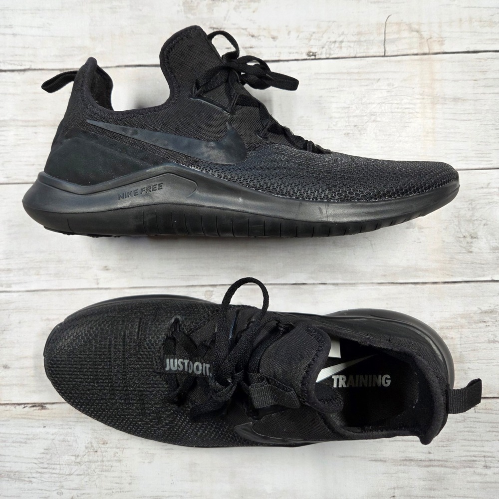 Nike Training Shoe Women 10 Black Free TR 8 942888-002 Mesh Athletic Sneaker